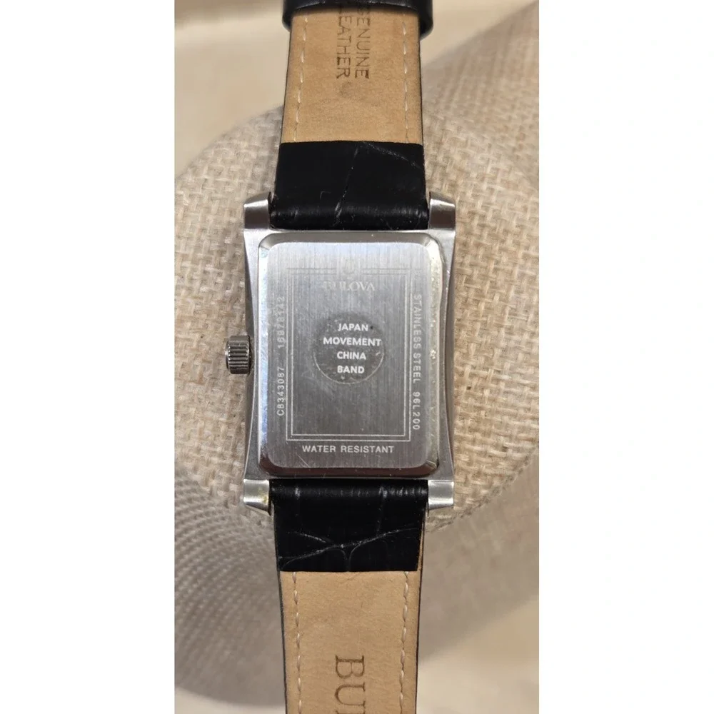 Bulova Tank Vanderbilt Collegiate Watch New Battery